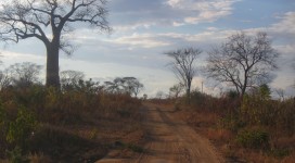 Foto - jízda terénem v Mozambiku